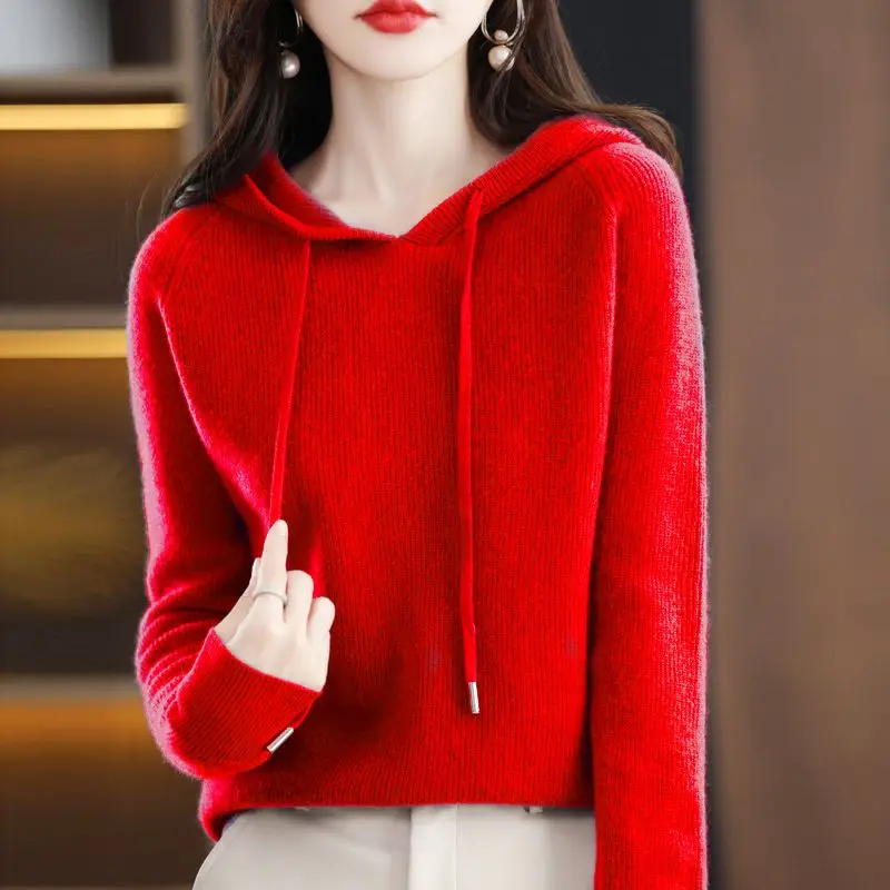 Autumn Winter Office Lady Solid Color Long Sleeve Sweater Ladies Simplicity Shirring Pullover Pullovers Women Clothing Top Tee