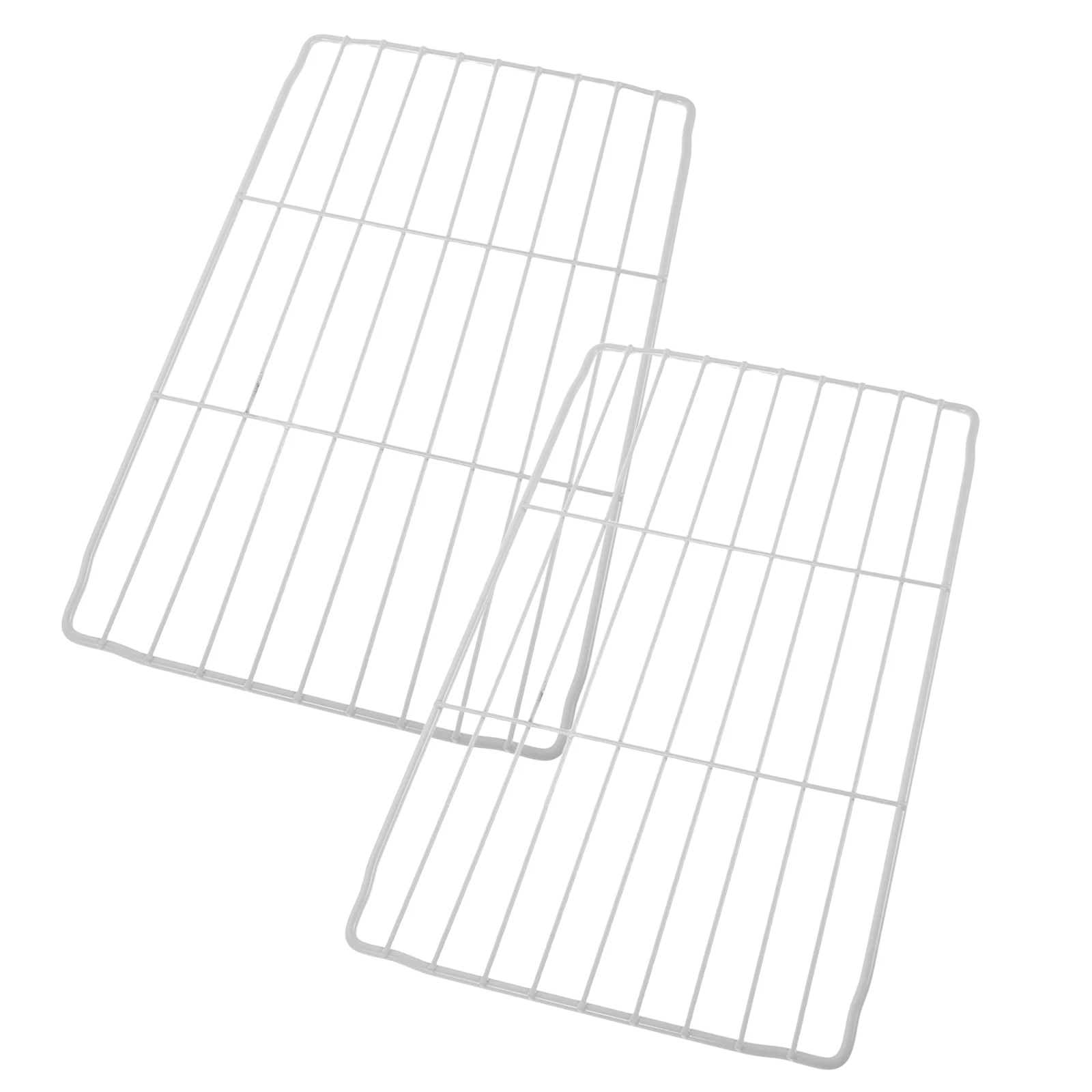 

2 Pcs Refrigerator Replacement Freezer Internal Storage Rack Wire Racks Utility Metal Shelf Commercial Refrigerator Shelving