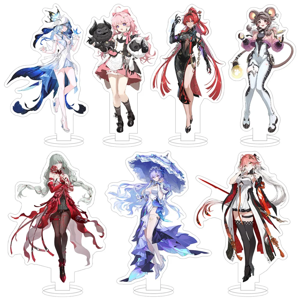 Wuthering Waves character Yinlin Jiyan Chang Verina Calcharo Anke Jianxin Taoqi Baizhi Lingyang Anime Figure Acrylic stand Toy