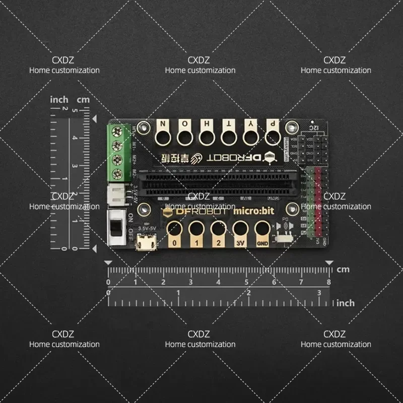 Microbit Control IO Expansion Board with Motor Support for Mind+ Education Learning Development