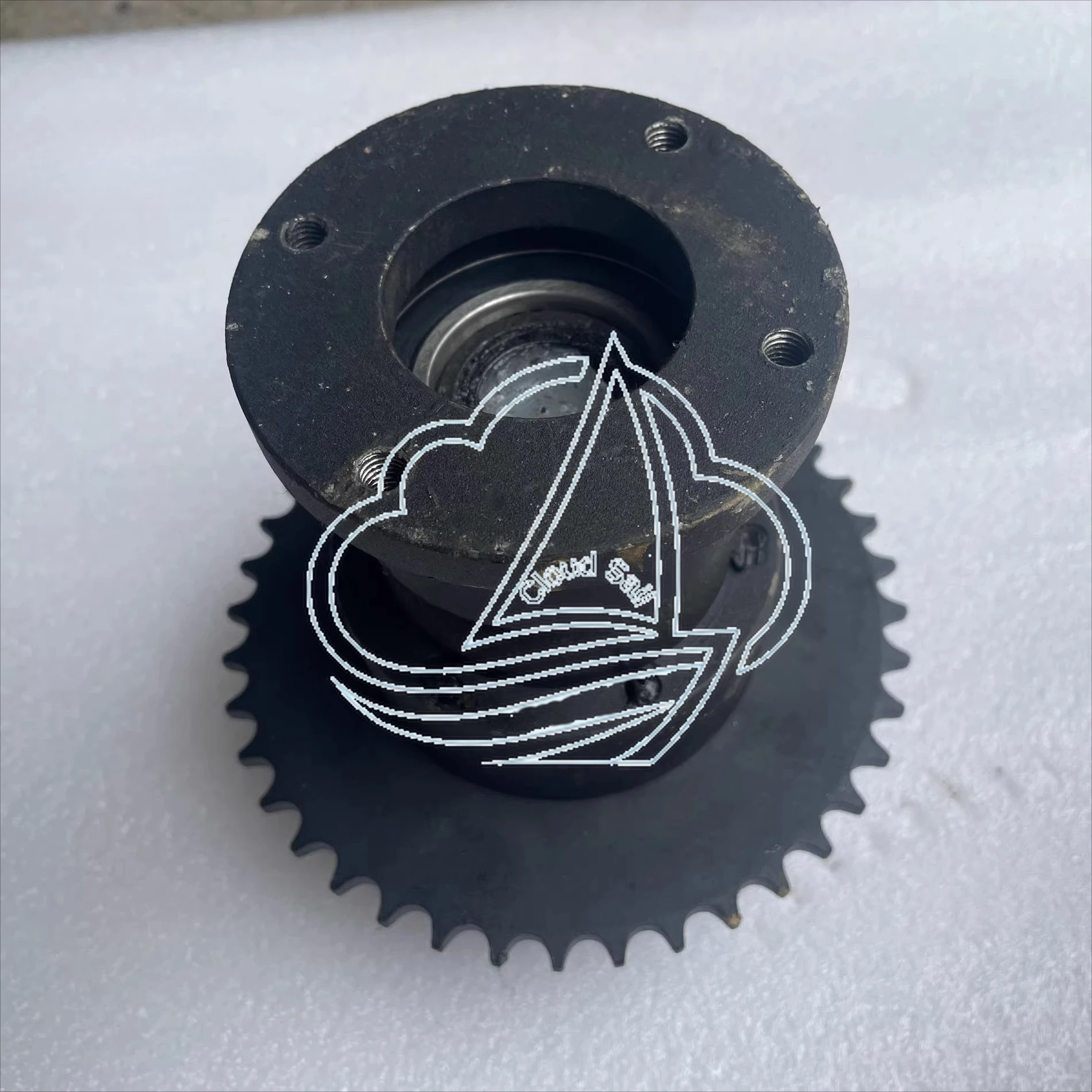 DIY Four Wheel GO KART KARTING ATV UTV Buggy 38T Transmission Rear Axle Chain Sprocket Differential Sprocket model 428 - view 2