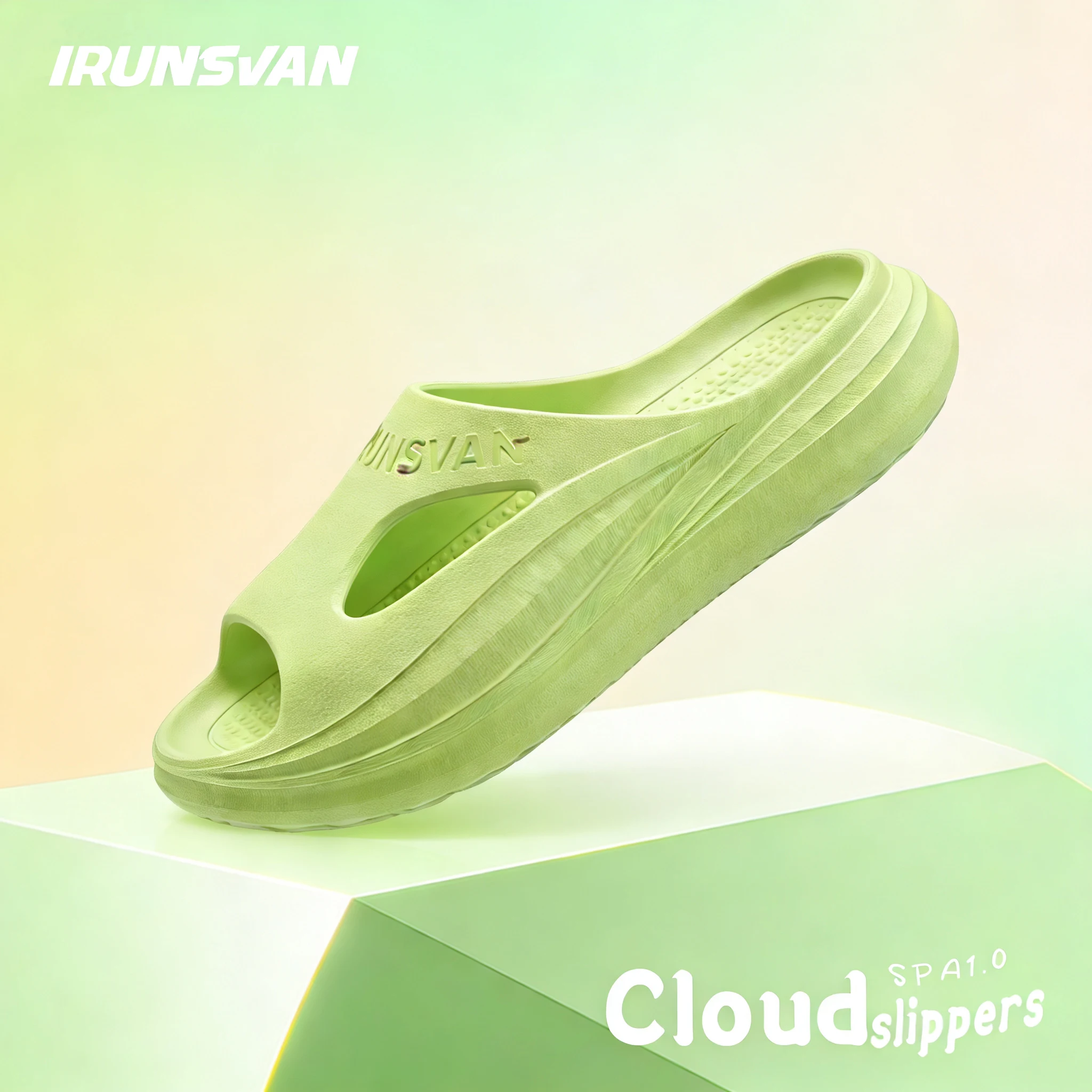 Sendal pijat IRUNSVAN, sandal dalam dan luar ruangan, lembut namun nyaman, sandal rumah.