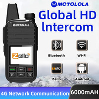 MOTOLOLA 2G 3G 4G Zello POC Handheld Walkie Talkie Android Bluetooth WiFi Global PTT, Global 5000km coverage