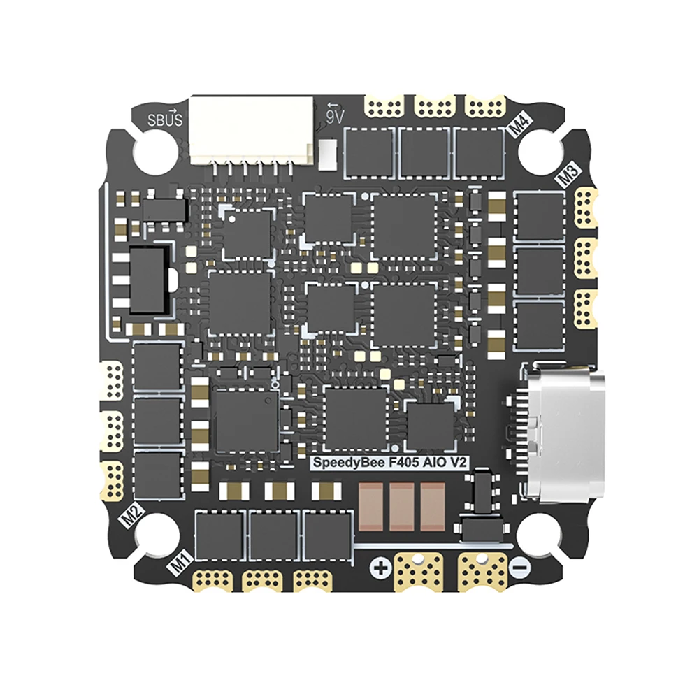 Controlador de vuelo SpeedyBee F405 AIO V2 35A 40A 3-6S Soporte dual BEC Unidad de aire DJI O3 O4