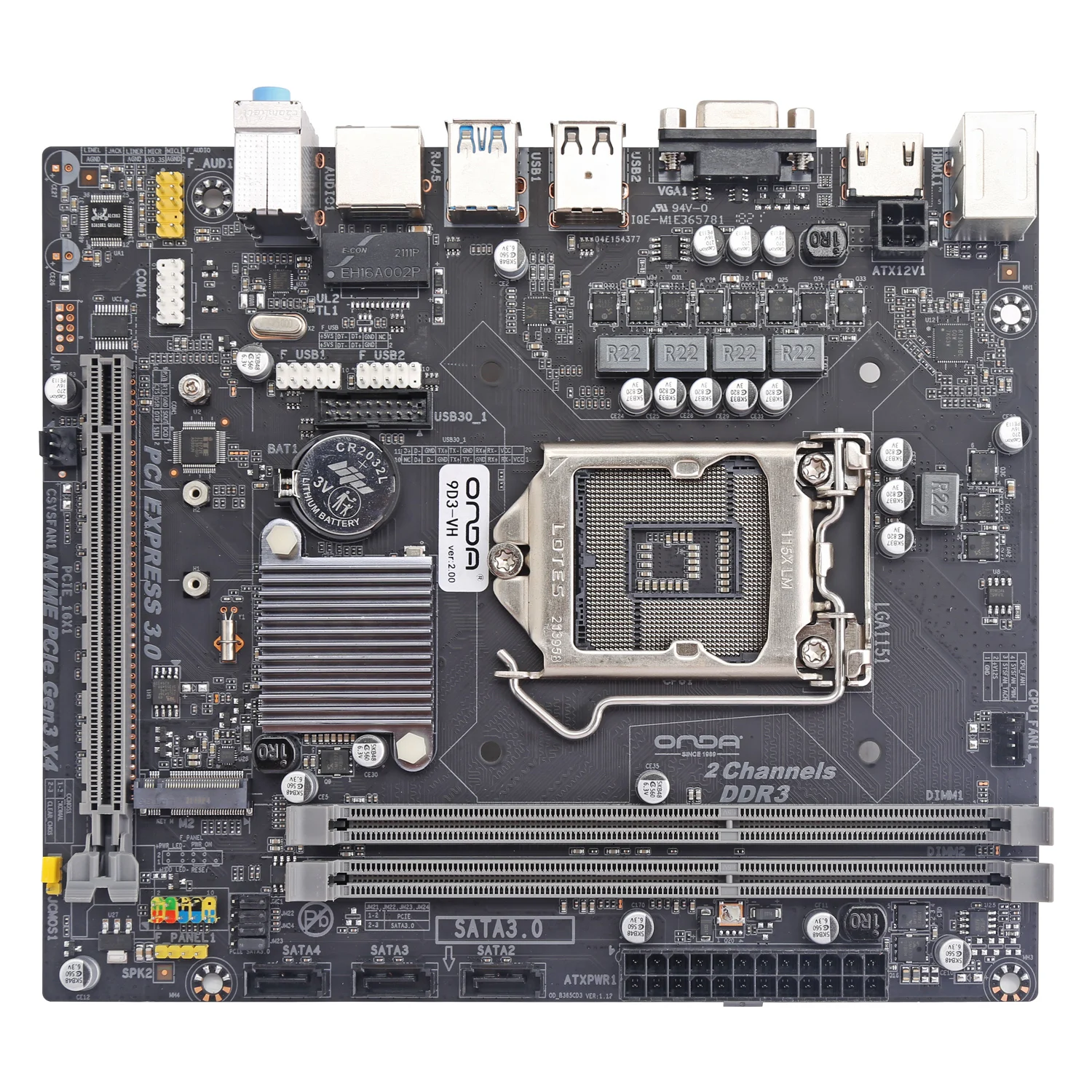 

For ONDA 9D4DVH Computer Main Board LGA1151 for 6-9th Generation CPU Solid State M.2 NMVE