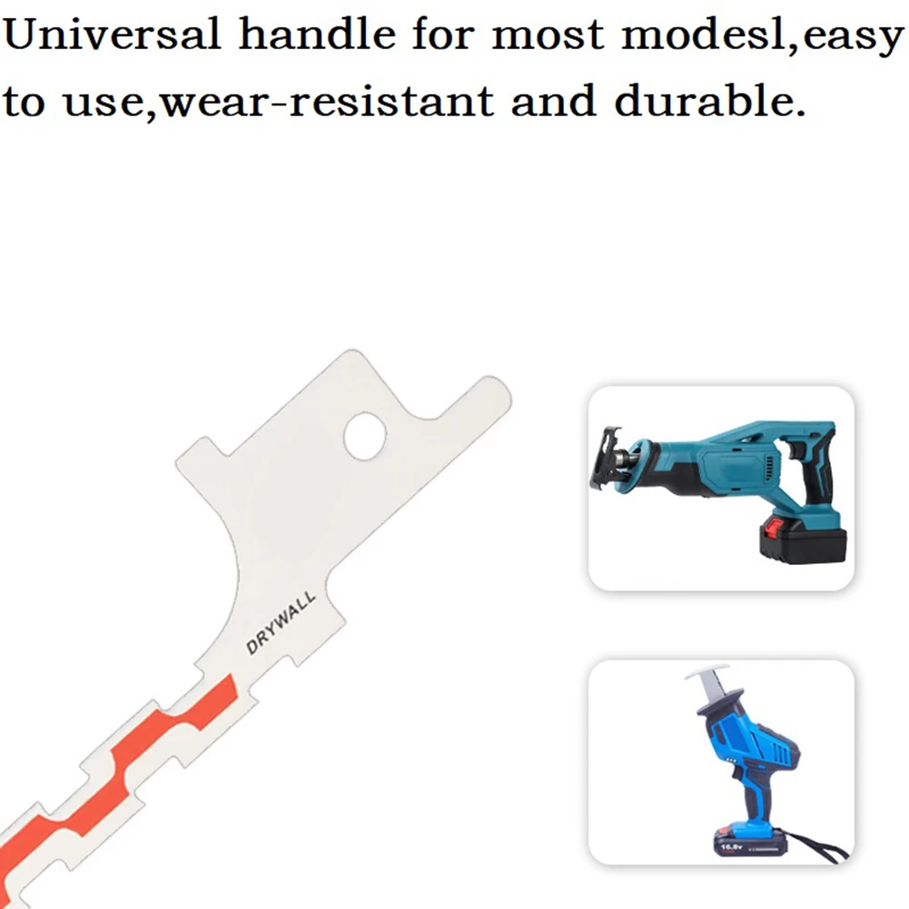1pc Reciprocating Saw Blades For Plasterboard 86 Type Wire Box Hole Opening Cutting 63x6mm SK5 Steel Power Tool Blades