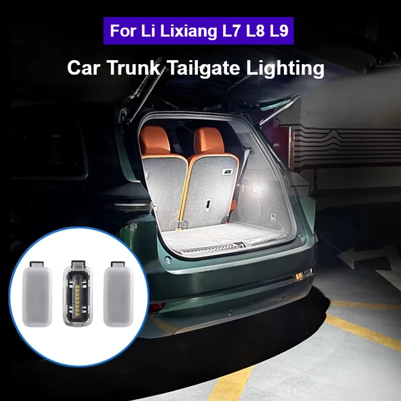 For Li Lixiang L7 L8 L9 Car Trunk Light Tailgate Light Original Factory Upgrade Campsites Lighting Modification Accessories