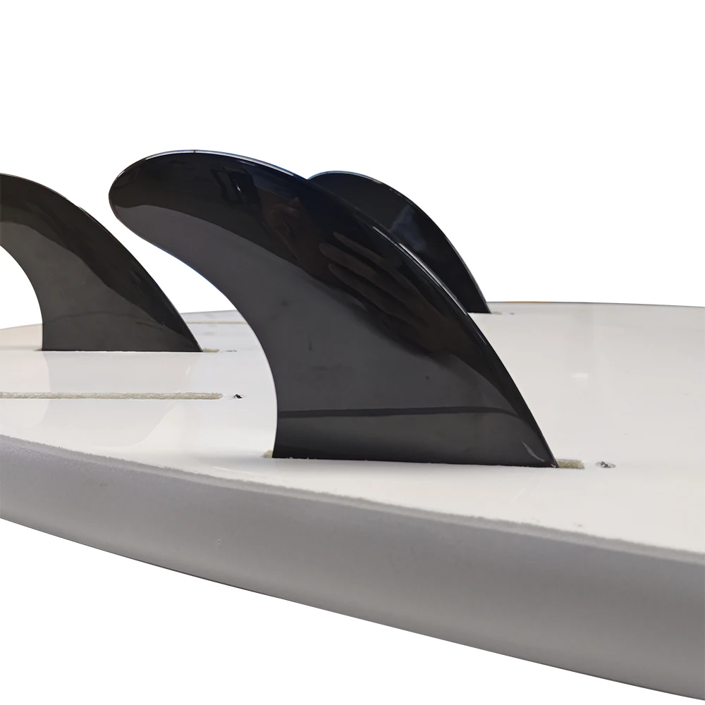 UPSURF fboard Fins Thruster ، 3 قطع لكل مجموعة ، زعانف تصفح نايلون ، علامات تبويب فردية ، زعانف ألواح قصيرة ، إكسسوارات شاطئ