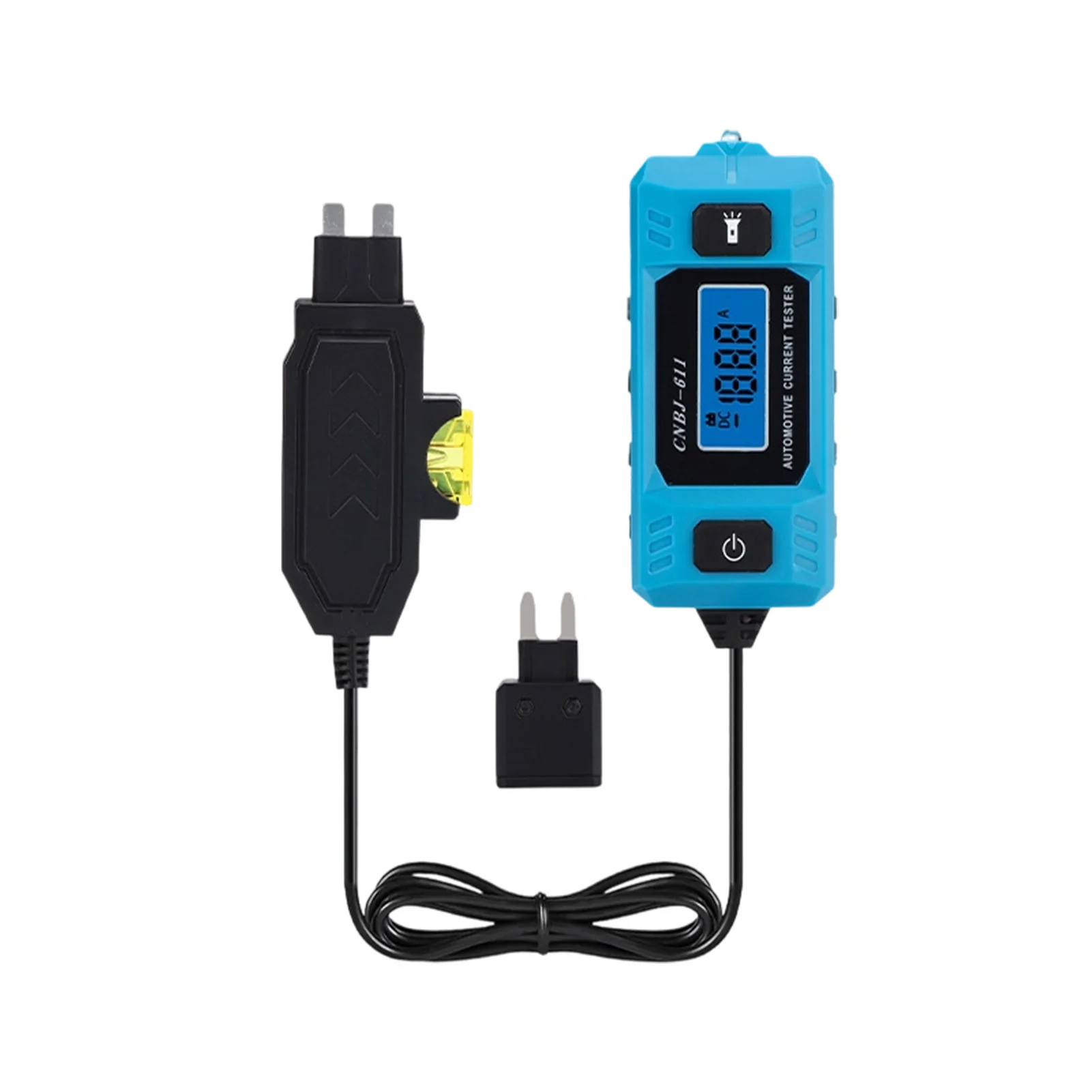 PC Enhanced Safety Truck Voltage Circuit Tester And Automotive Current Tester With Bright Probe LED Digital Display