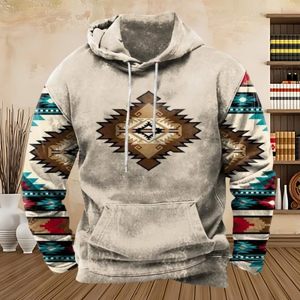 

Винтажные пуловеры с капюшоном для мужчин, осенние мужские толстовки в стиле ретро, модная толстовка большого размера с длинным рукавом, повседневная мужская одежда, топы