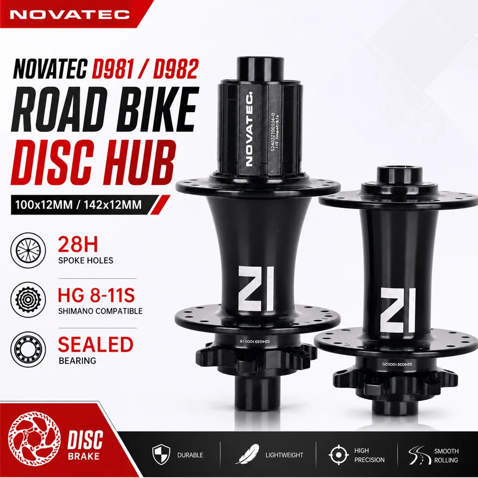 NOVATEC D981SB D982SB Six Nails 100x12mm 142x12mm 28 Hole Front