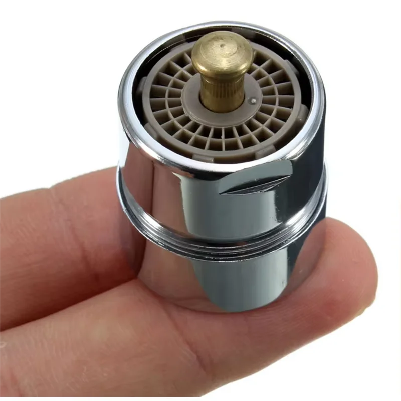 Brass One Touch Control Faucet Aerator Water Saving Tap Aerator Valve Male Thread 1Pcs 23.6mm Bubbler Purifier Stop Water Parts