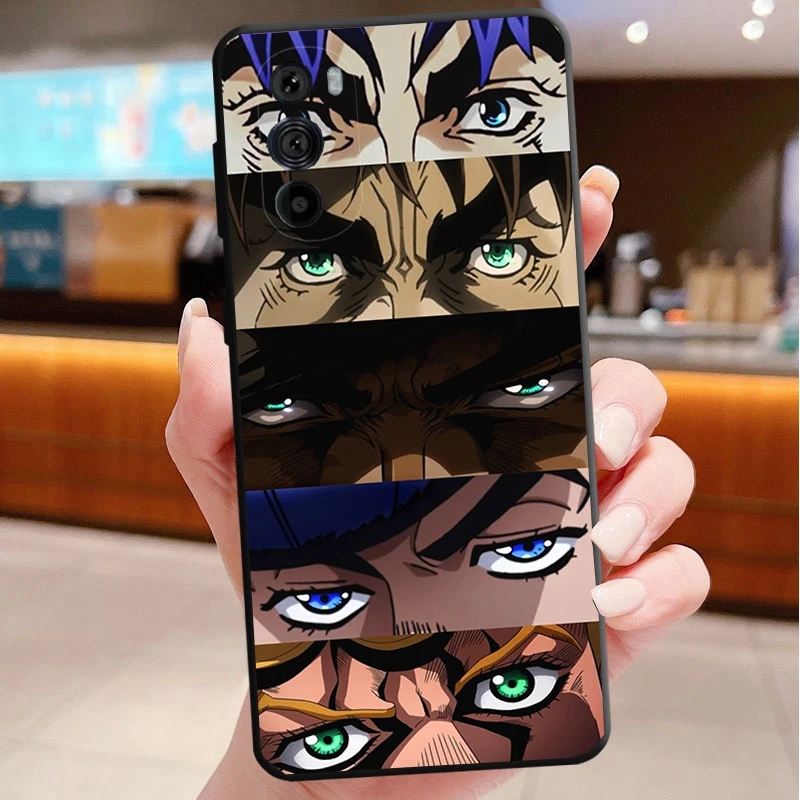 โจโจ้'s Bizarre Adventure JotaroJolyne สำหรับโมโตโรล่า Edge 50 40 Pro 60 50 40 30 Ultra Neo Fusion Moto G Play G Stylus G Power