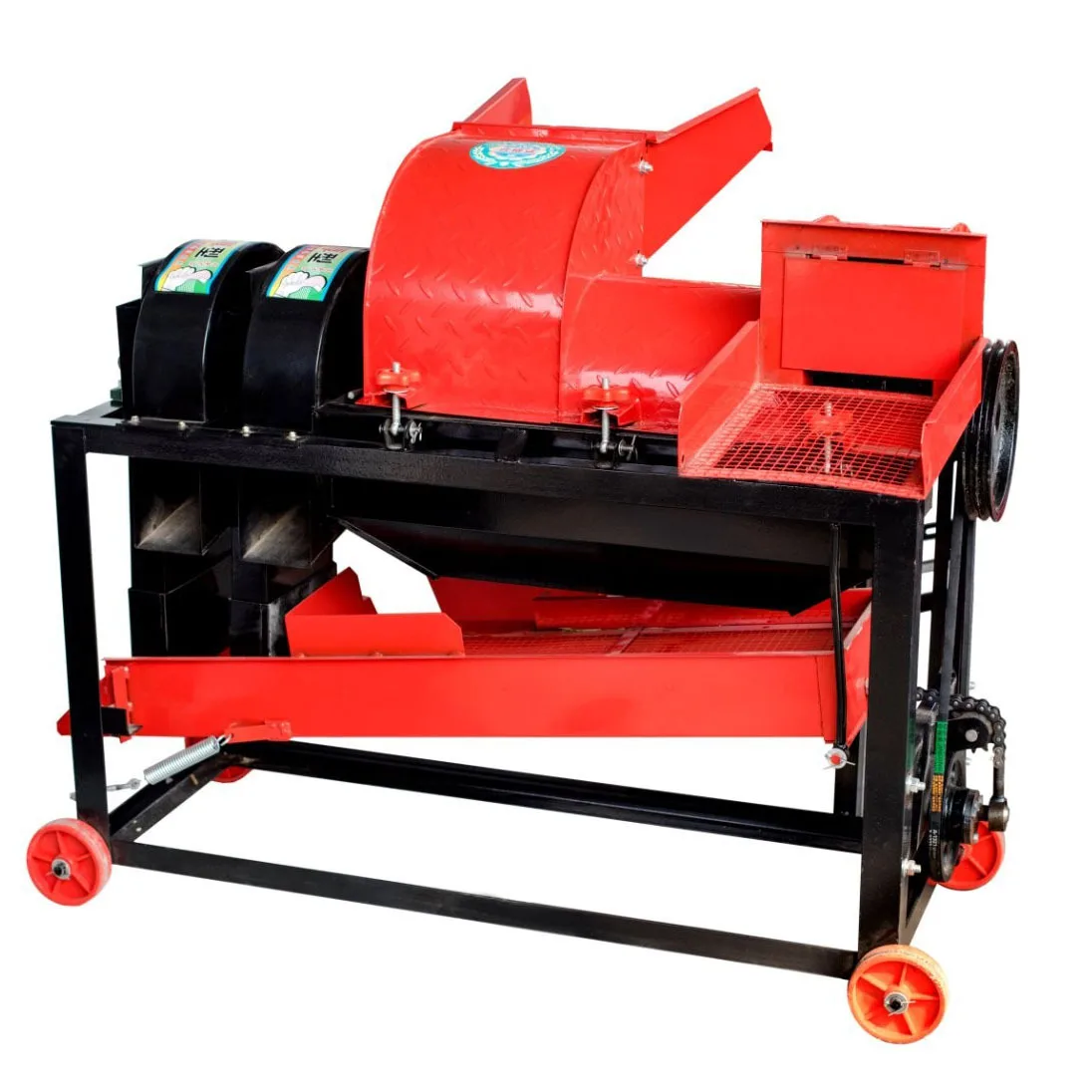 Rice thresher, small multi-functional soybean millet machine, rice wheat rapeseed medicinal cumin thresher