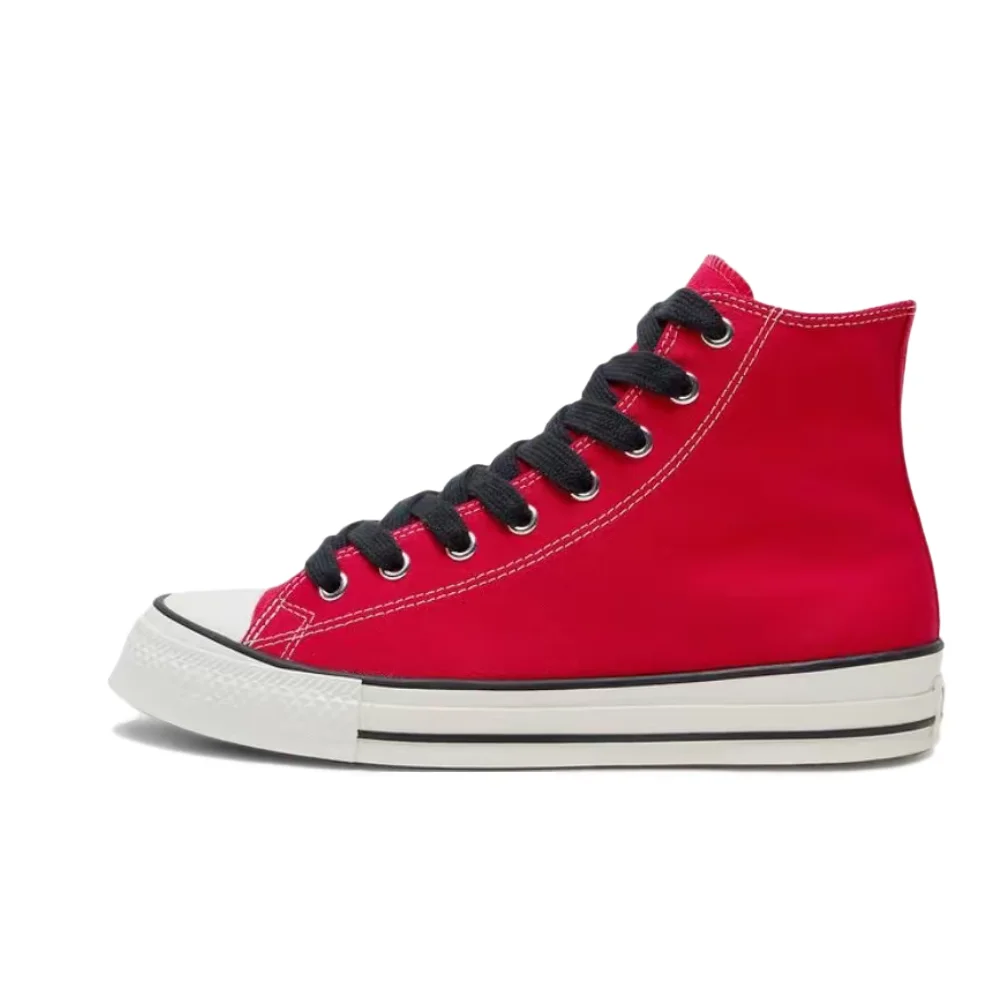 Converse Chuck Taylor All Star High-Top Canvas Sneakers–Black/Red,Versatile Comfort Fit,Durable Construction&Unisex A17826C