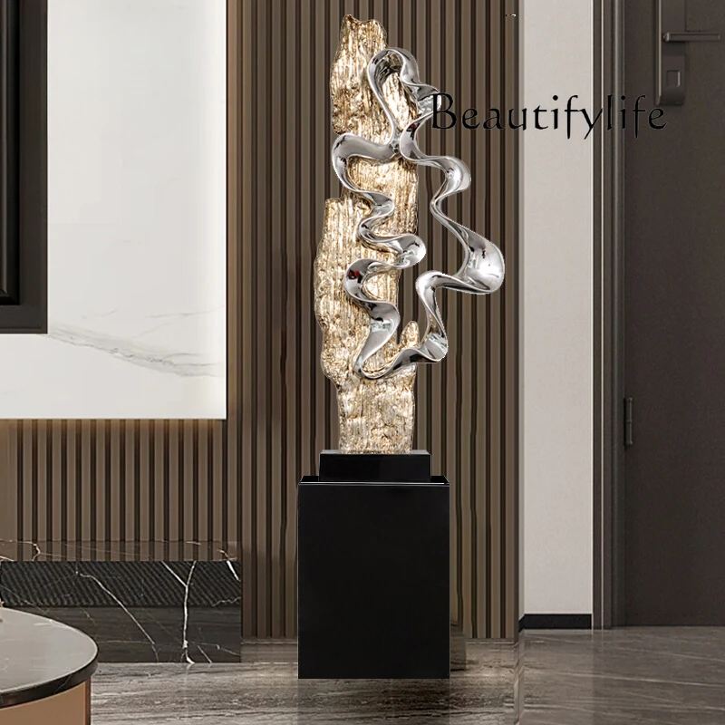 

Modern abstract entrance floor ornament living room light luxury decoration hotel sculpture decorative artwork