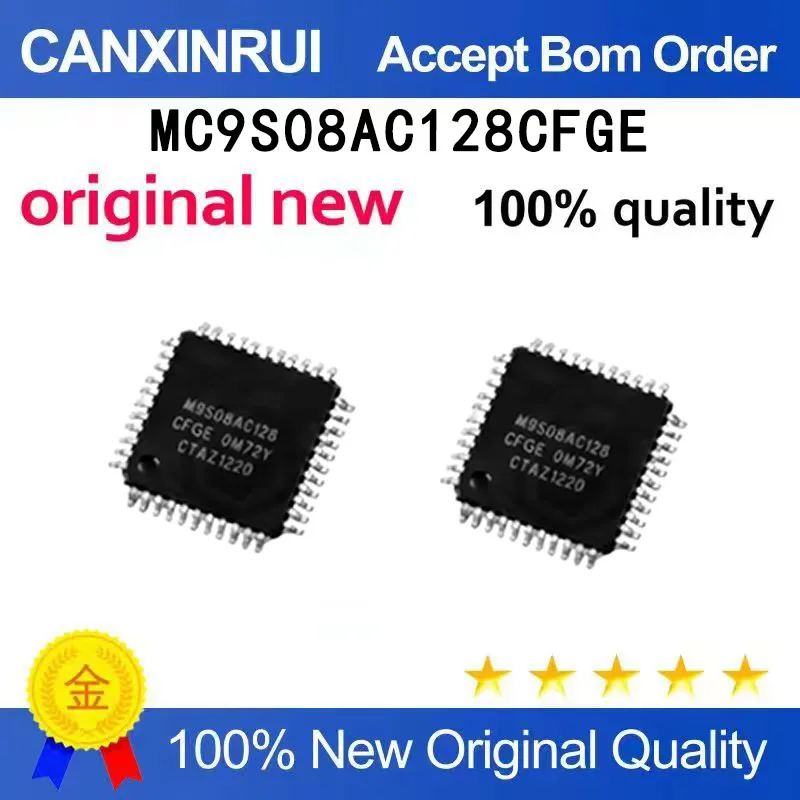 (5pcs-100pcs）Brand new original MC9S08AC128CFGE 8-bit microcontroller TQFP44 spot chip IC