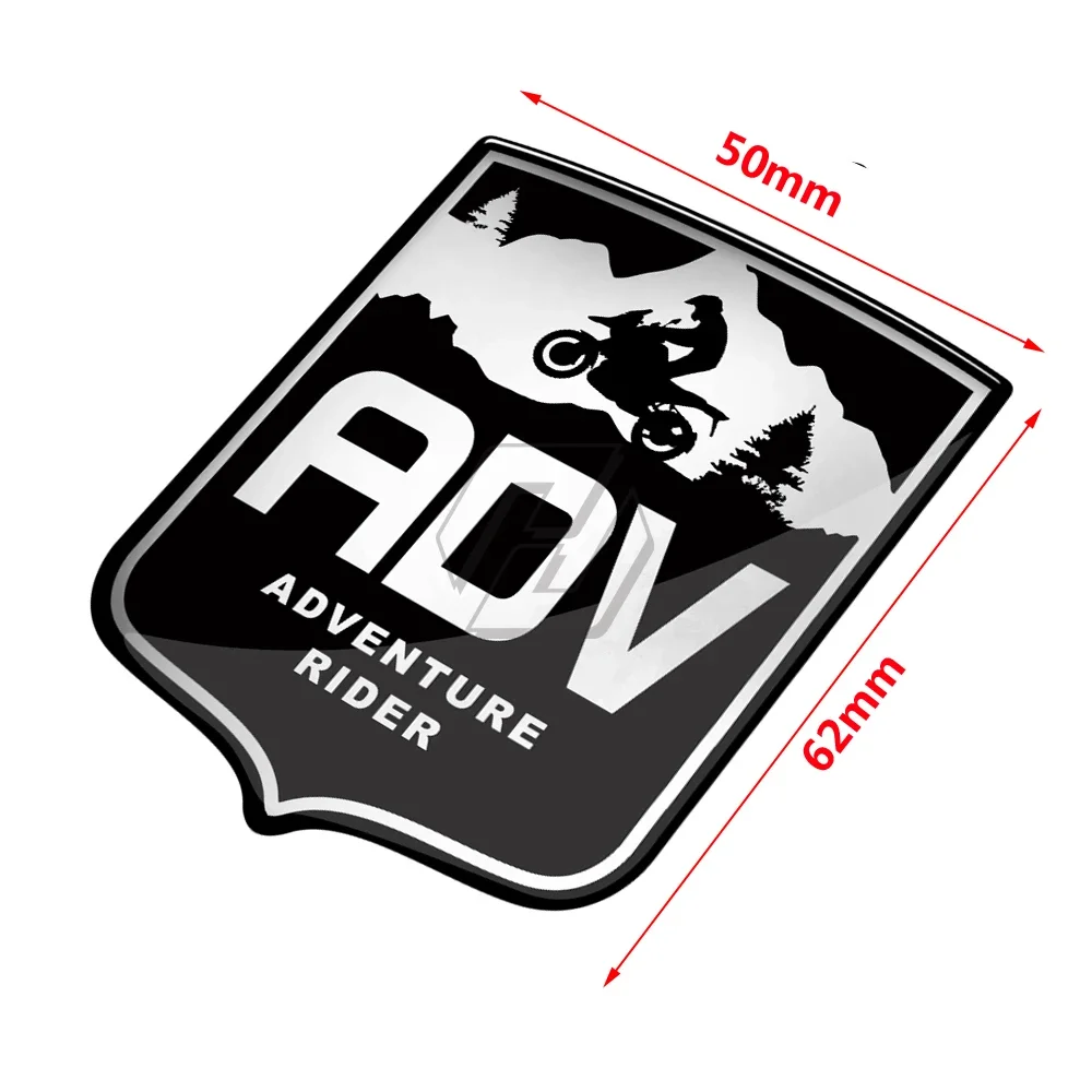 3D Motorcycle Decal Adventure Rider Sticker Case for BMW R1200GS R1250GS F850GS ADV Honda X-ADV Africa Twin view 4