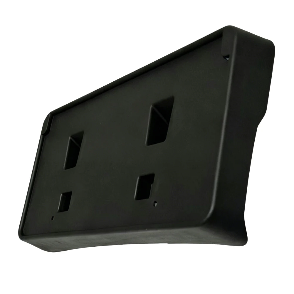 For Daily Driving Protection Front License Plate Bracket Sturdy Base Support Seamless Mounting Points Wearproof ABS Material