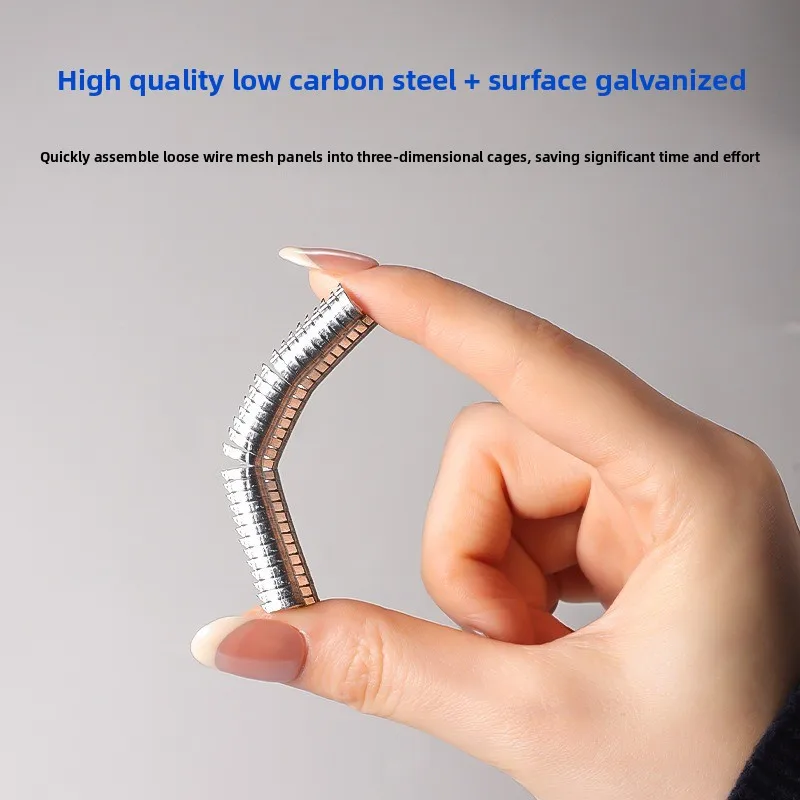 Hog Ring Pliers M Nail Cage Clamp for Chicken Rabbit Pigeon Wire Fence Fastening Semi Automatic Tool