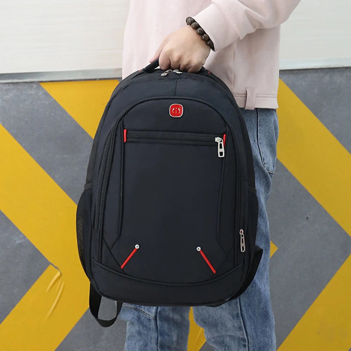 1 قطعة حقيبة الظهر للرجال متعددة الوظائف الأعمال حقيبة الظهر للرجال حقيبة الظهر حقيبة عادية