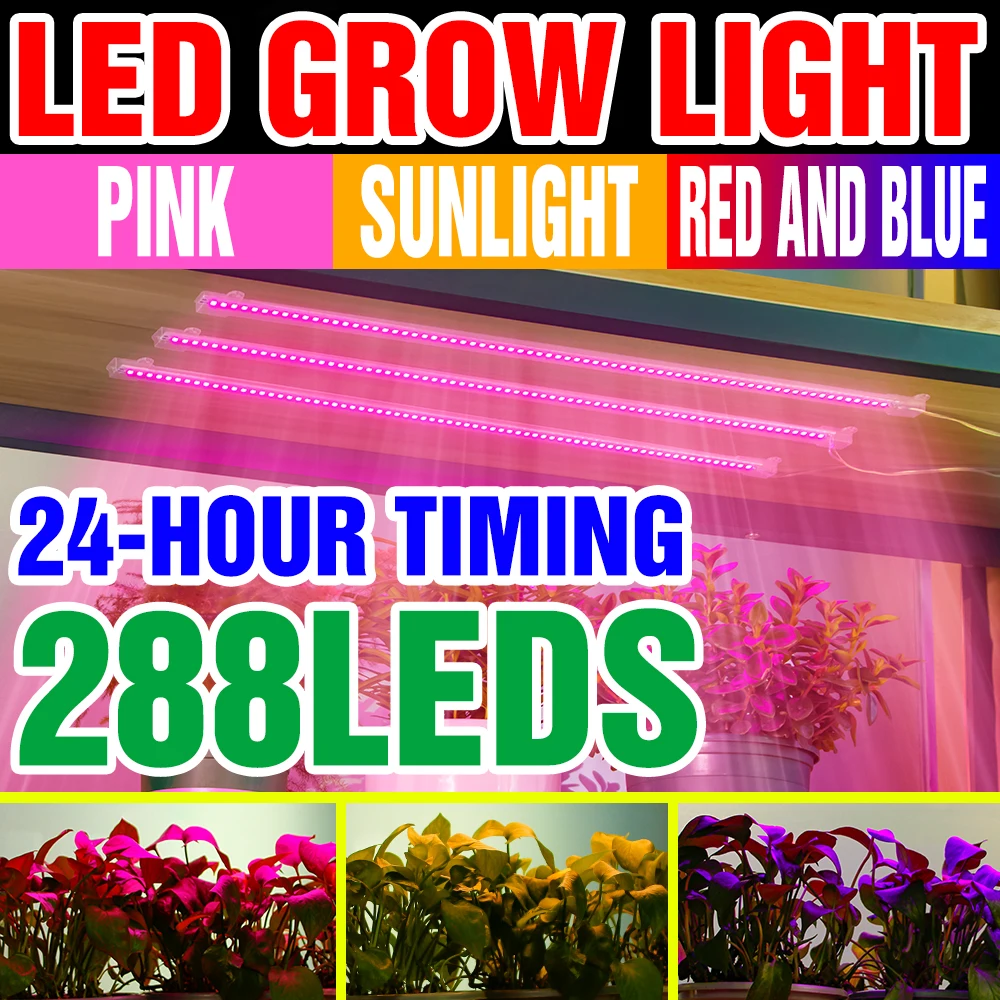 

Led Phytolamp Full Spectrum Hydroponics Growing System Flower Seeds Growing Lights Indoor Greenhouse USB Powered Plant Lighting