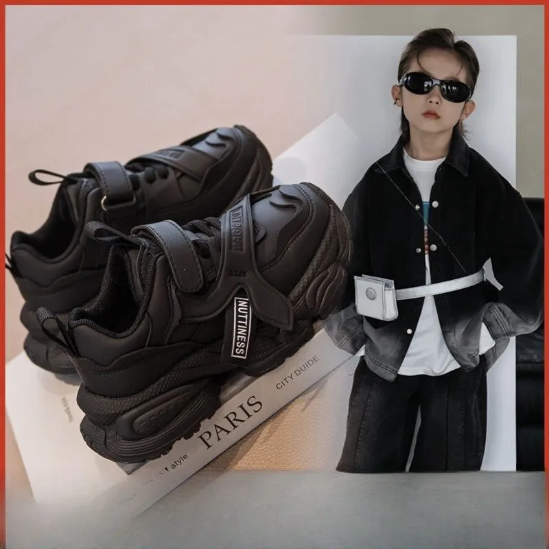 

2024 New Kids Shoes Boys Sneakers Spring Girls Chunky Sneakers Children s Sports Shoes