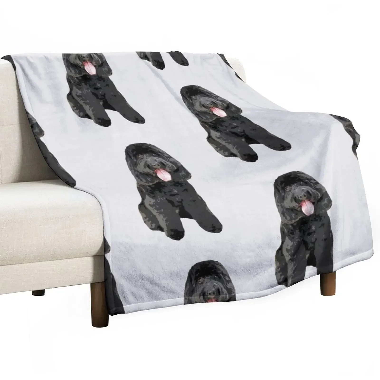 

Cockapoo Cockerpoo Black Cutie Doodle Dog Throw Blanket Summer warm for winter Blankets