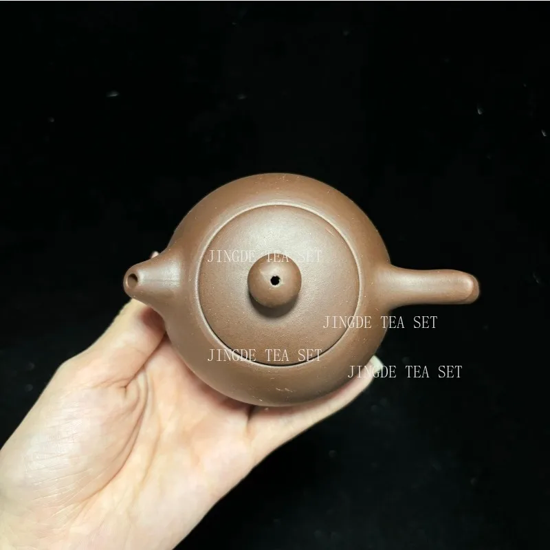 Chinese Yixing Purple Clay Tea Pot Hand Made Pot Dahongpao Mud Tea Set Xishi Teapot Custom Gifts Authentic 120ml