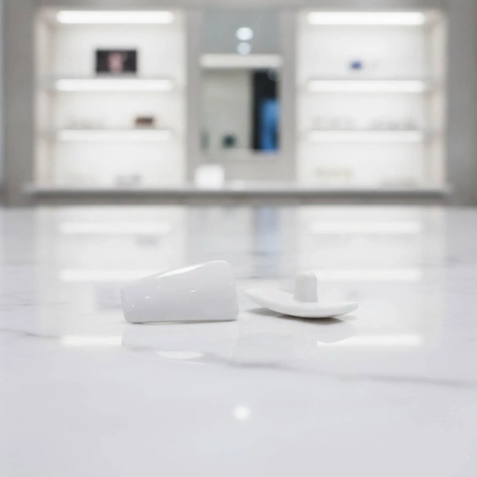 Ceramic Eyeglass Nose Pads Replacement Hardware Smooth Glide Surface for Standard Push in Frames