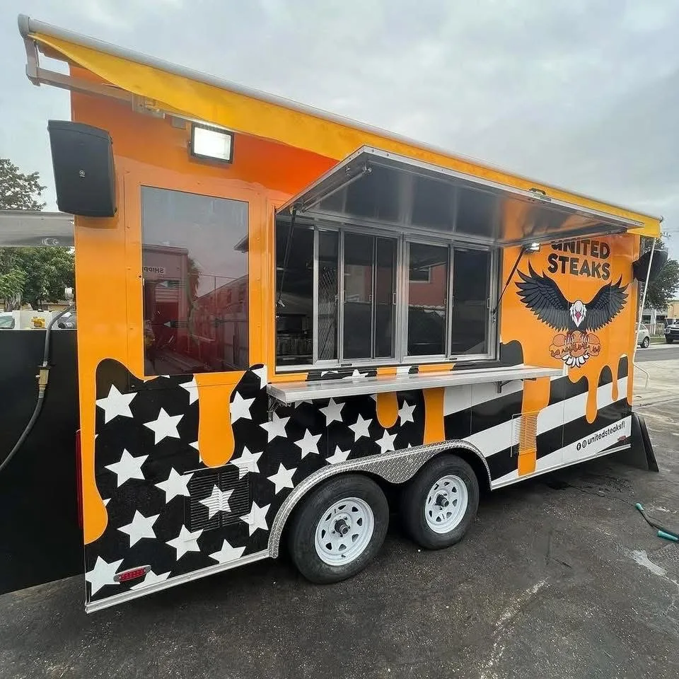 

Fully Equipped Food Truck Icecream Burger Van Catering Trailer Mobile Smoothie Coffee Bar Sushi Hotdog Concession Trailer
