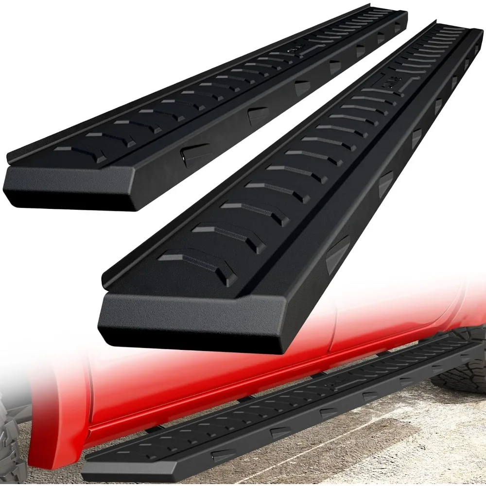 

Изготовленные на заказ подножки для Chevy Silverado/GMC Sierra 1500 2500HD 3500HD 2020-2026 годов, текстурированные черные боковые ступеньки