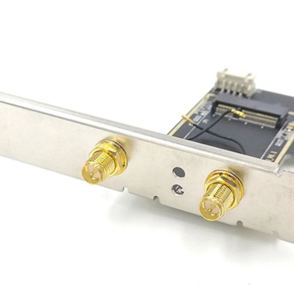 بطاقة محول بطاقة الشبكة NGFF M.2 إلى PCIE بطاقة محول PCIE تدعم بطاقة الشبكة اللاسلكية NGFF M.2