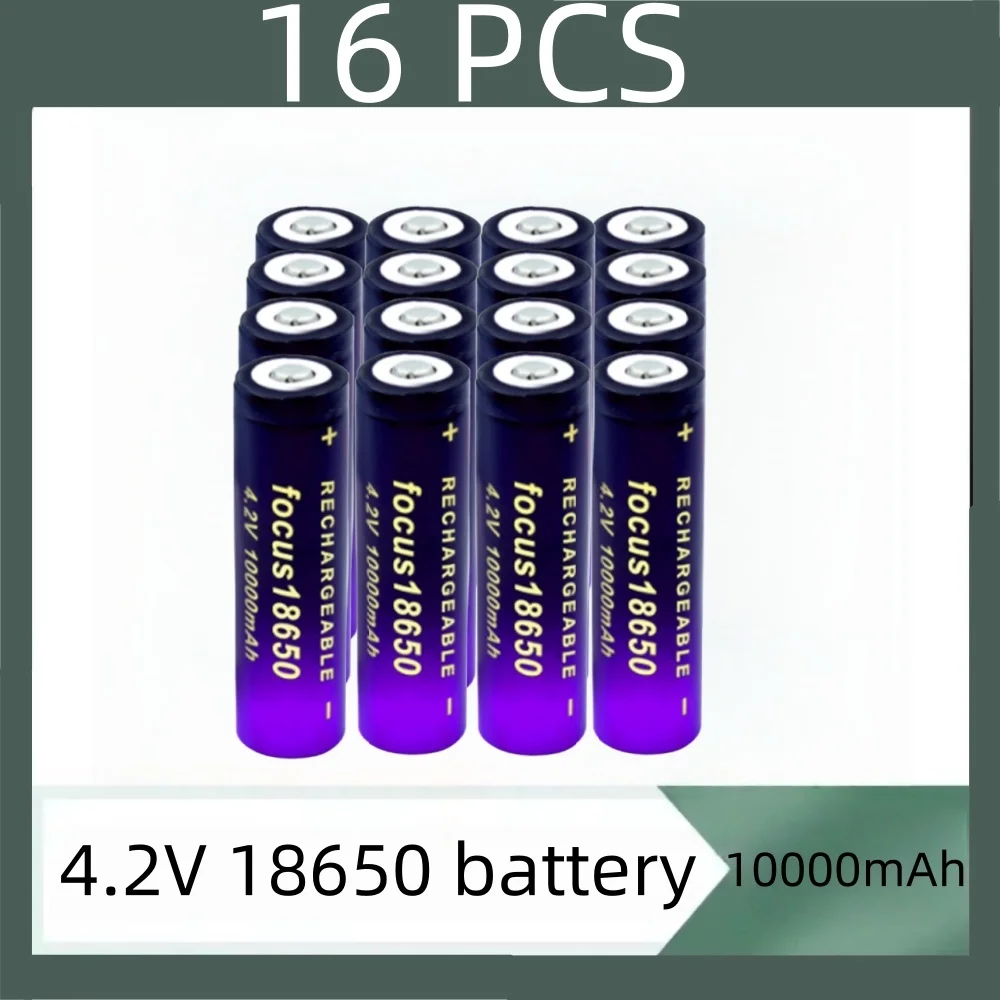 18650 Lithium Ion Battery 4.2V 10000mAh GTL Rechargeable Suitable for Office Lamps Toys Electronic Cigarettes view 3