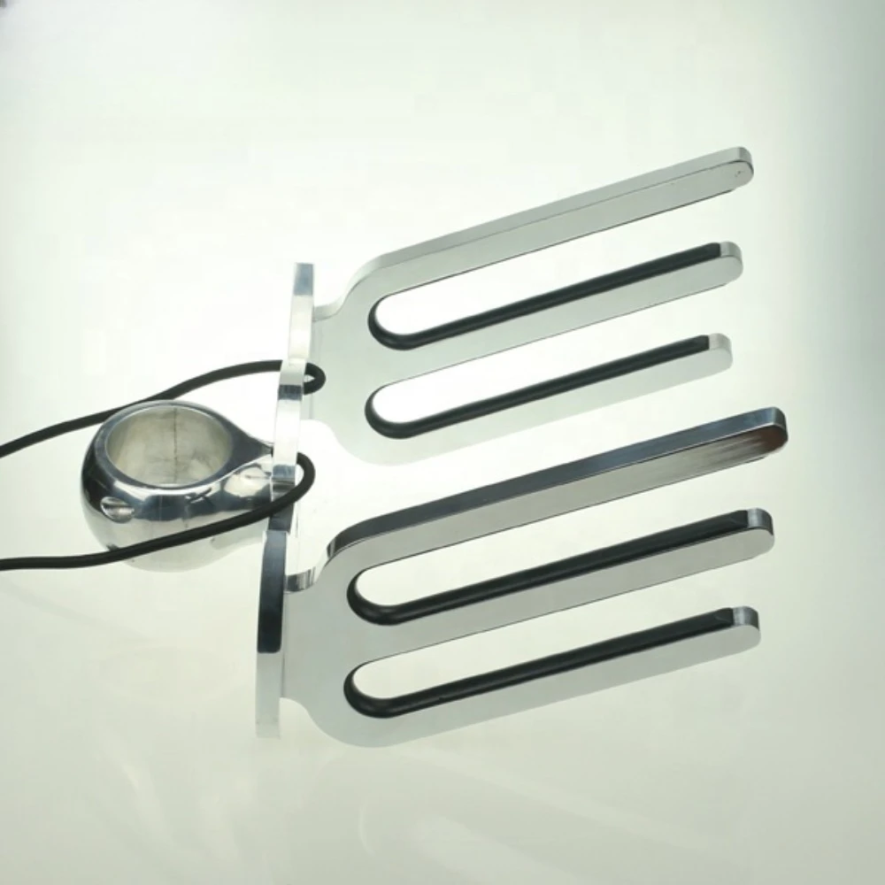 Original aluminium tail wave plate tower polished with vertical horizontal inclined tube tail wave plate frame