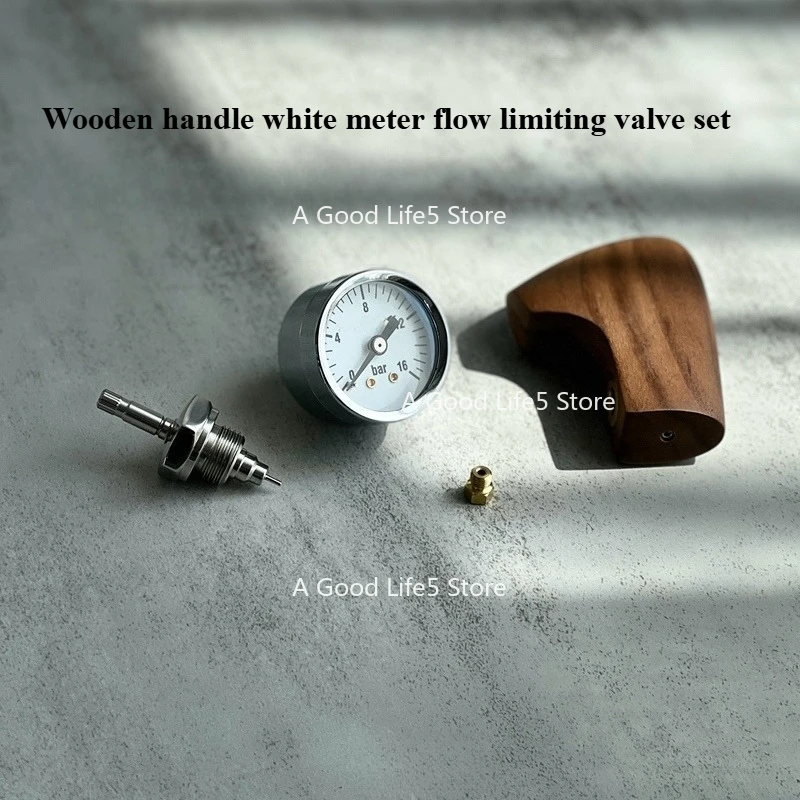 FOR Lelit The Same E61 Brewing Head Coffee  Modified Accessories,  Water Flow Limit Viewership of Valve Lever Pressure Gauge