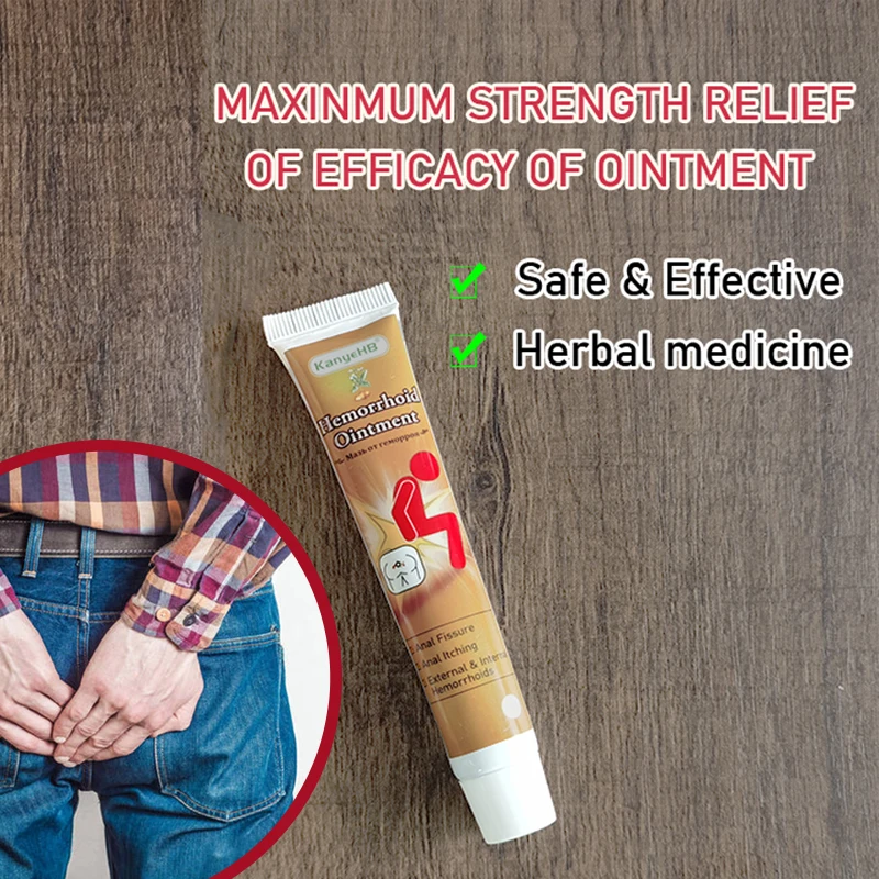 Medical Hemorrhoid Ointment Relieve Hemorrhoid Pain Anal Bleeding Swelling Anal Fissure Hemorrhoids Bacteriostatic Cream G003