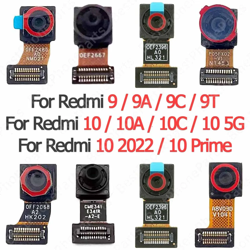 Caméra à selfie pour Xiaomi Redmi 9T, 9, 9A, 9C, 10 Prime, 2022, 10A, 10C, 5G, pièces de rechange techniques pour caméra avant