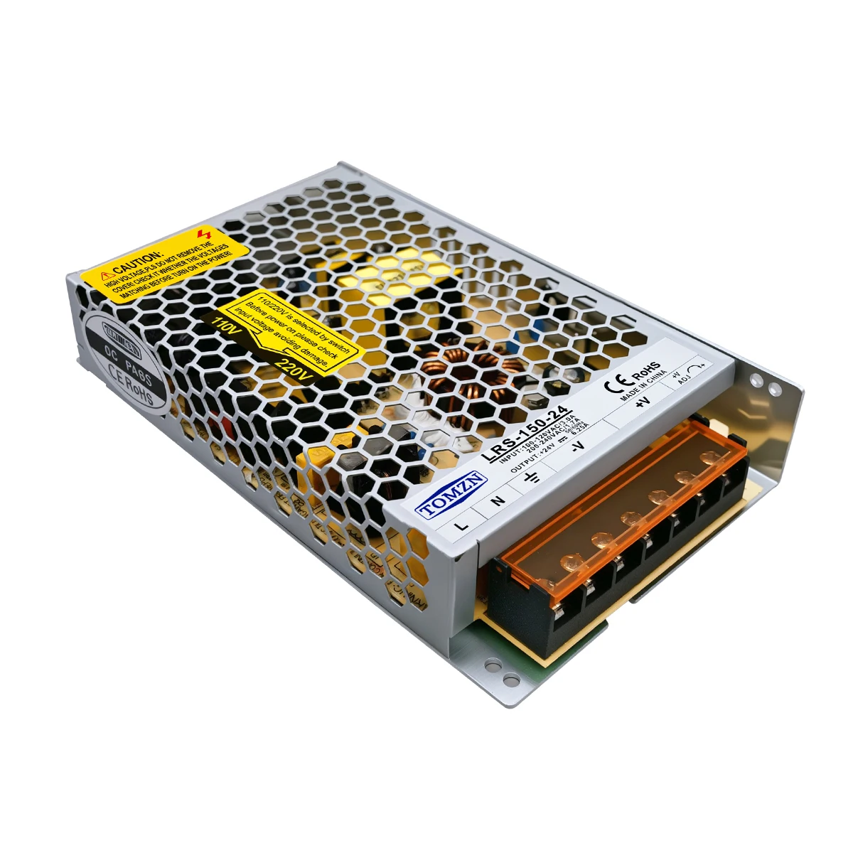 TOMZN 150 واط AC-DC SMPS إخراج واحد تحويل التيار الكهربائي المدخلات 110-240 فولت الناتج 5 فولت 12 فولت 15 فولت 24 فولت 36 فولت 48 فولت قابل للتعديل ل LED