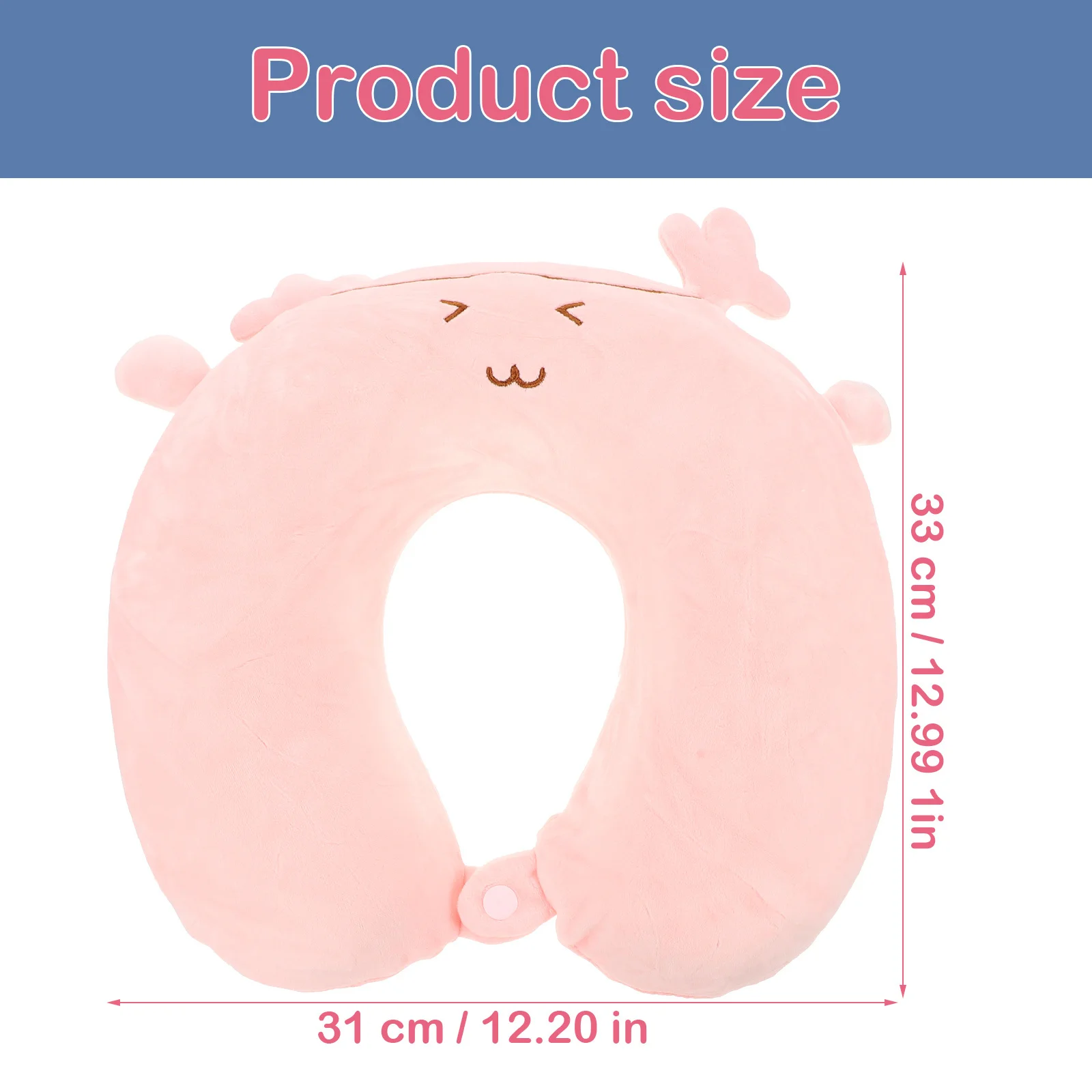 1 مجموعة 1 مجموعة الاطفال رغوة الذاكرة وسادة الرقبة U-شكل السفر قيلولة دعم العمود الفقري العنقي الكرتون طباعة الطفل وسادة القيلولة لوازم #2