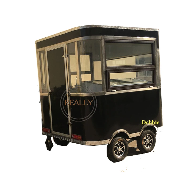 Fast food ice cream hot dog coffee customized food cart truck trailer