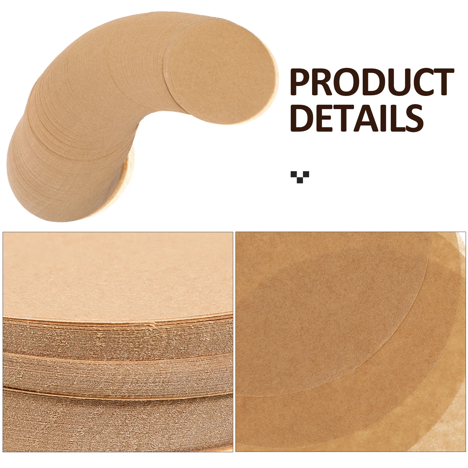 

500Pcs Round Baking Paper Non-Stick Oven Mat for Cakes Bbq Practical Large Quantity Round Baking Paper Bbq Accessories