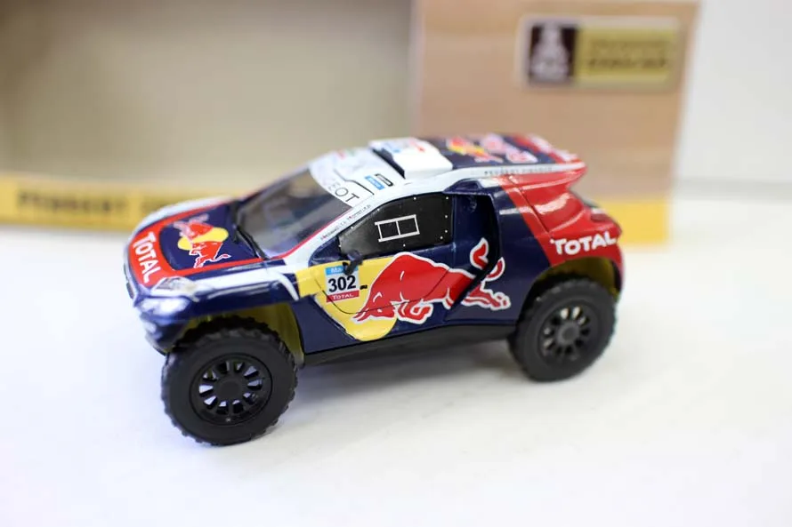 1:43 2008 Peugeot Dakar racing Alloy Metal Diecast Cars Model Toy Vehicles For Children Boy Toys gift