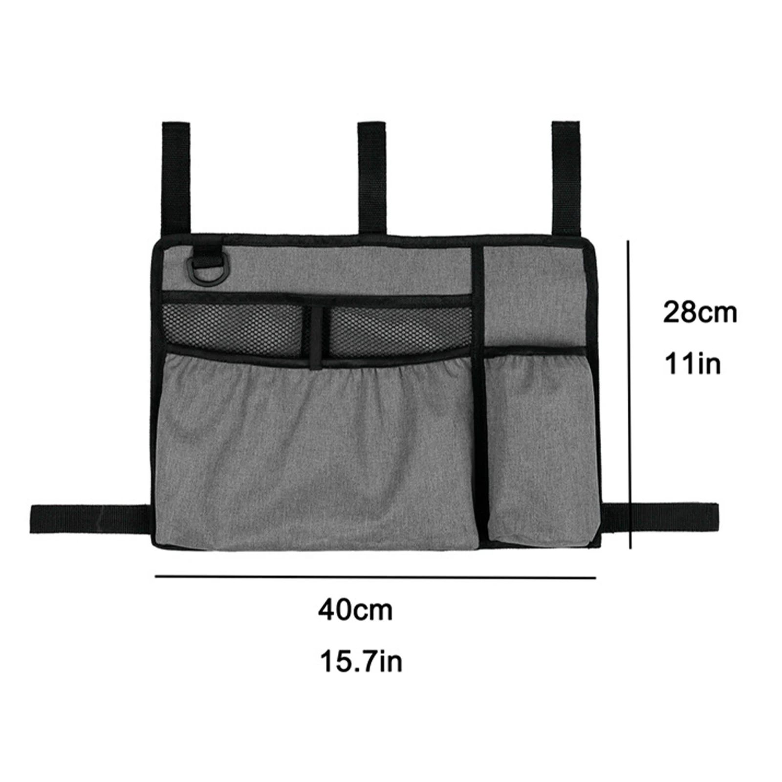 Walker Bag Basket with Cup Holder Suit for Adult Folding Walkers Seniors, Elderly, Handicap Carry Storage Pouch Organizer