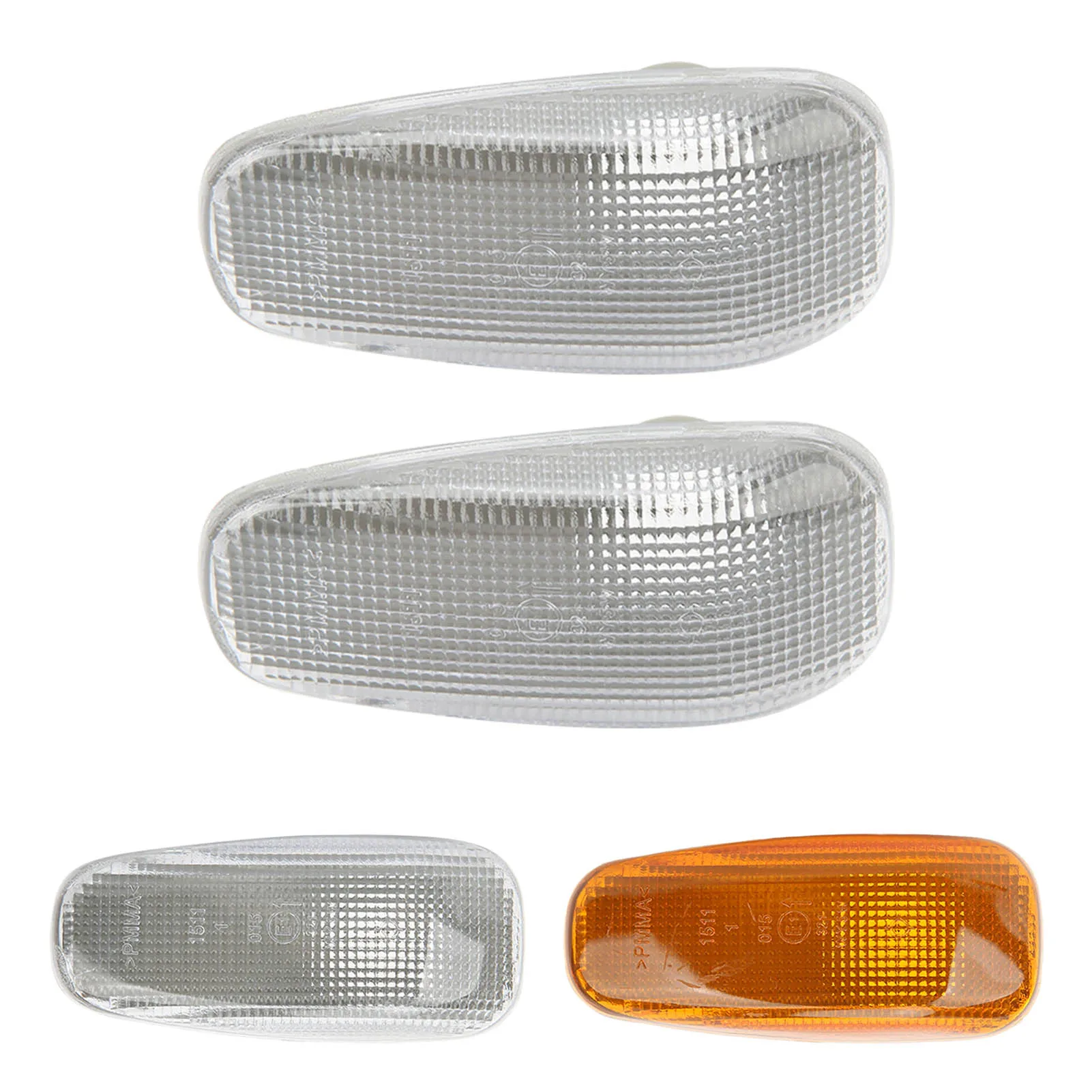 

2PCS Side Marker Light 2108200921 Turn Signal Lamp Replacement for Mercedes‑Benz Vaneo W210 S210 W638 W414 2002 2003 2004 2005