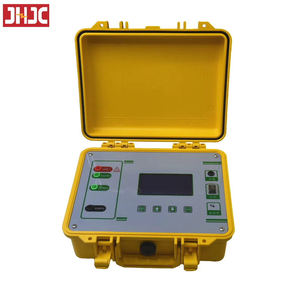 JH3126 Digital Insulation Resistance Tester 5kV High Voltage Megohm Meter Megameter Transformer Tester Megohmmeter LCD Display