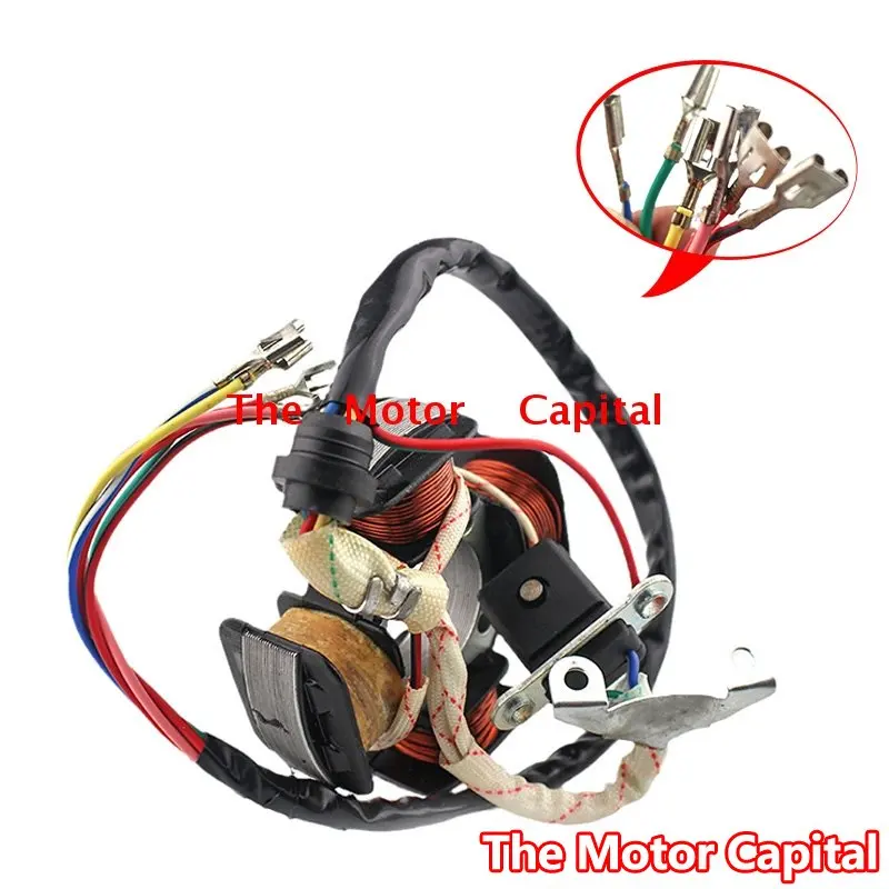 Motorcycle 5 Wire 4 Poles For Honda CG125 ZJ125 CG ZJ 125 125cc Magneto Stator Coil Generator Spare Parts