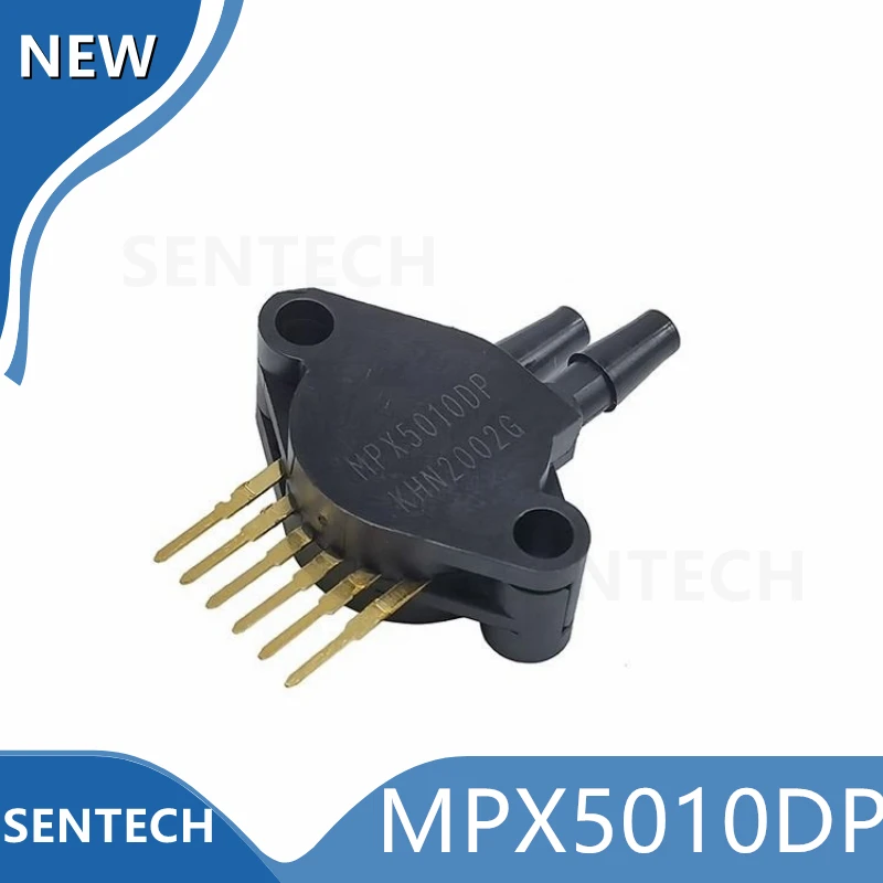 2Pcs/Lot New Original MPX5010DP SIP6 Pressure Sensor, 5V, 0/10kPa, Sensor 6, Port