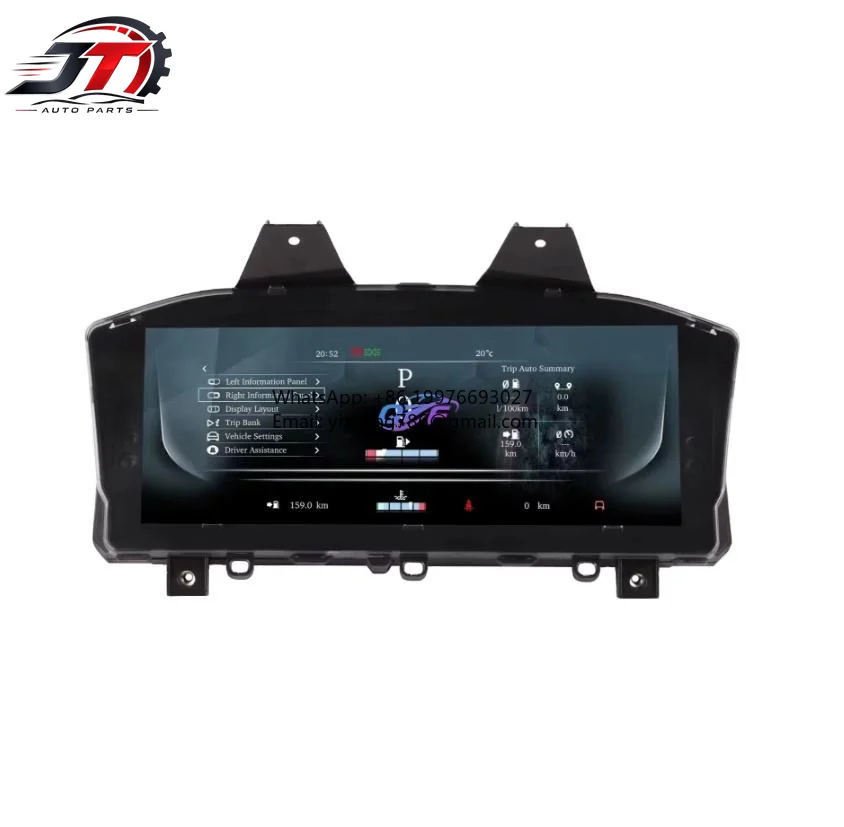JT 12.3 Inch LCD Digital Instrument Cluster Speed Meter Dashboard For Range Rover For Sport 2010-2013 Model Year Smart Car Upgra