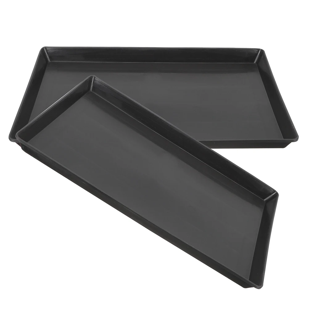 

2pcs Pet Cage Tray Dog Pan Bird Crate Bottom Replacement Plastic Rabbit Trays Leakage Proof Multifunctional Lightweight Pet